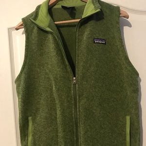 Green Fleece Patagonia Vest